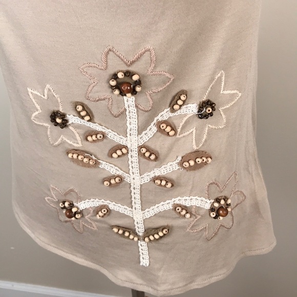 NWT Sweetees Cap Sleeve Beaded Top - Picture 6 of 6